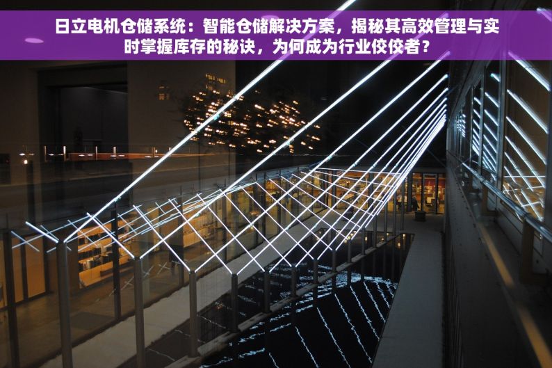 日立电机仓储系统：智能仓储解决方案，揭秘其高效管理与实时掌握库存的秘诀，为何成为行业佼佼者？