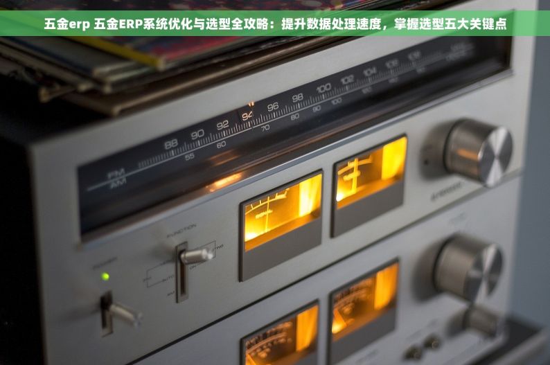 五金erp 五金ERP系统优化与选型全攻略：提升数据处理速度，掌握选型五大关键点