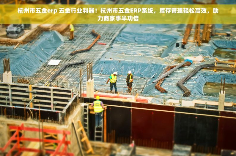 清远五金erp软件设计 清远五金ERP：智能转型与供应链效率提升的未来核心