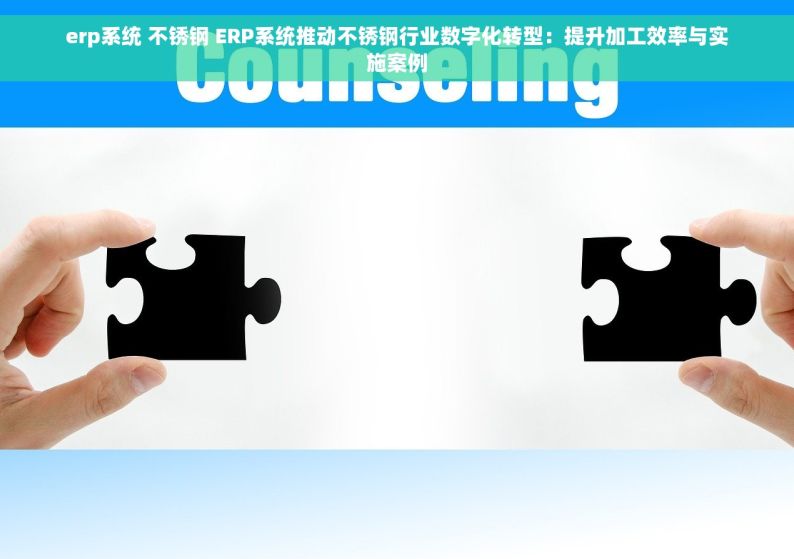erp系统 不锈钢 ERP系统推动不锈钢行业数字化转型：提升加工效率与实施案例