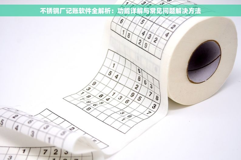 不锈钢厂记账软件全解析：功能详解与常见问题解决方法