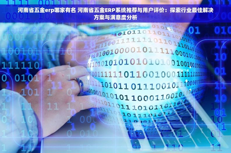 河南省五金erp哪家有名 河南省五金ERP系统推荐与用户评价：探索行业最佳解决方案与满意度分析