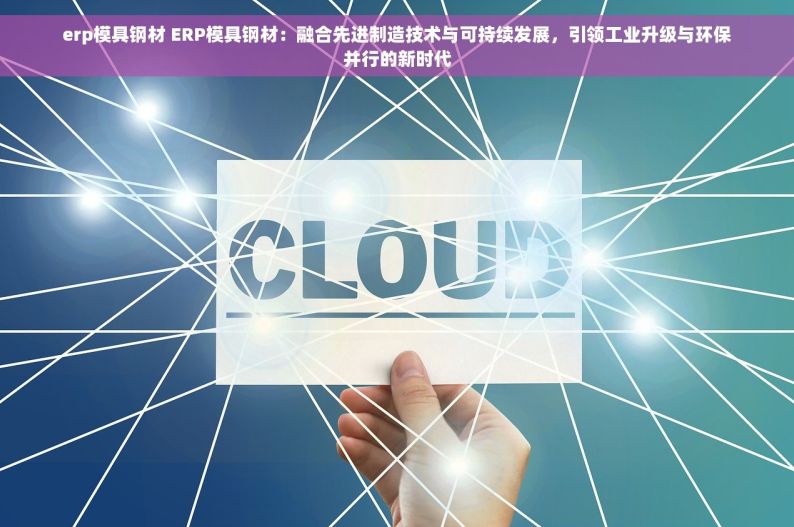 erp模具钢材 ERP模具钢材：融合先进制造技术与可持续发展，引领工业升级与环保并行的新时代