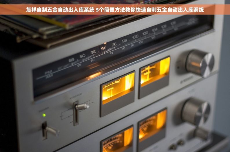 怎样自制五金自动出入库系统 5个简便方法教你快速自制五金自动出入库系统