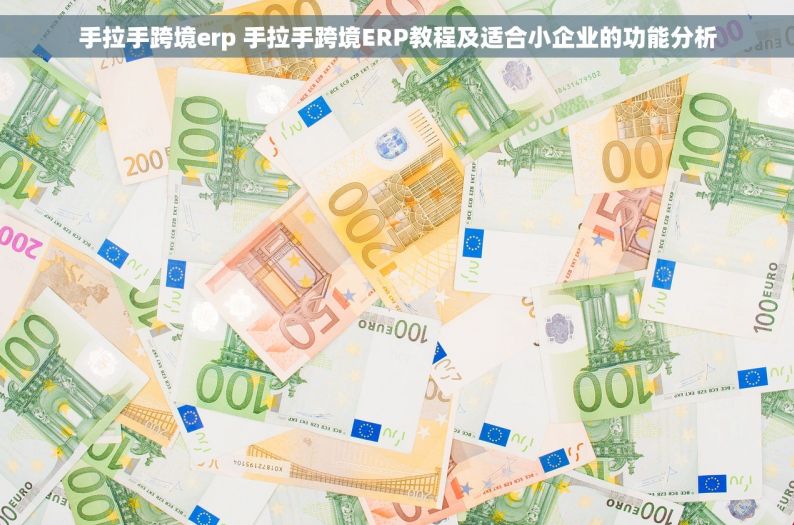 手拉手跨境erp 手拉手跨境ERP教程及适合小企业的功能分析