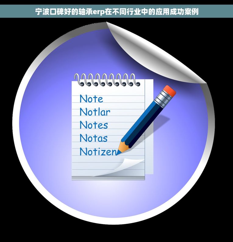宁波口碑好的轴承erp在不同行业中的应用成功案例