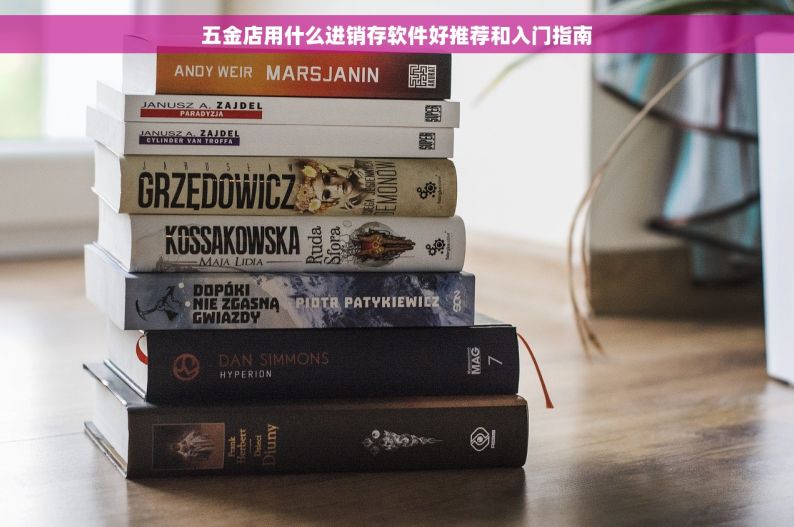 五金店用什么进销存软件好推荐和入门指南