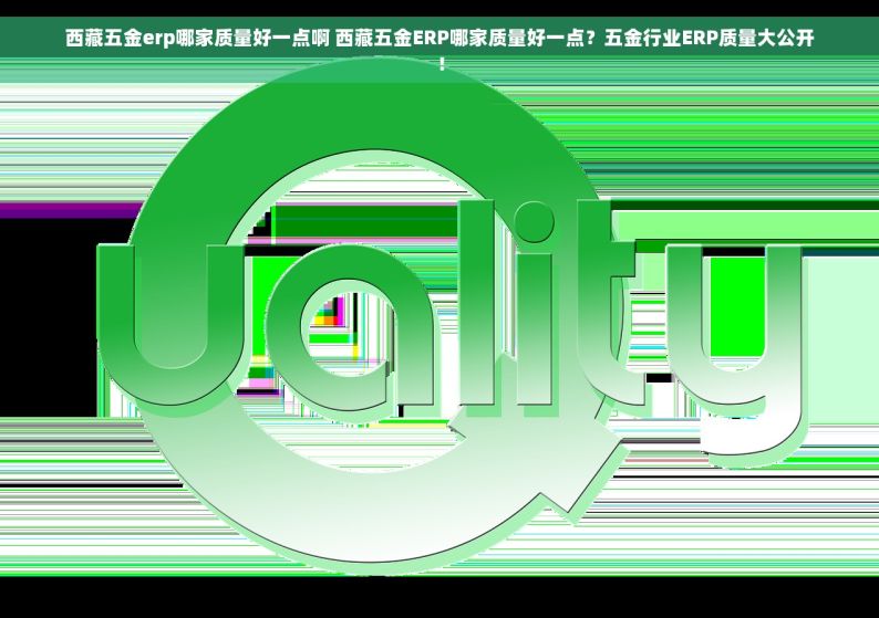 西藏五金erp哪家质量好一点啊 西藏五金ERP哪家质量好一点？五金行业ERP质量大公开！
