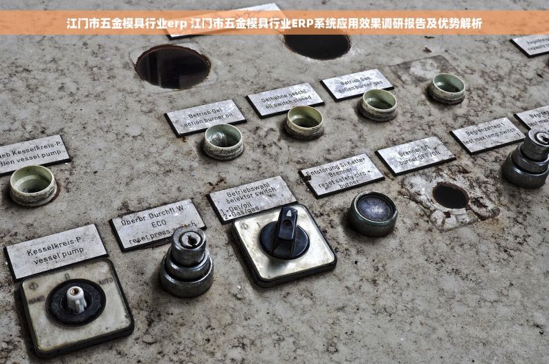江门市五金模具行业erp 江门市五金模具行业ERP系统应用效果调研报告及优势解析