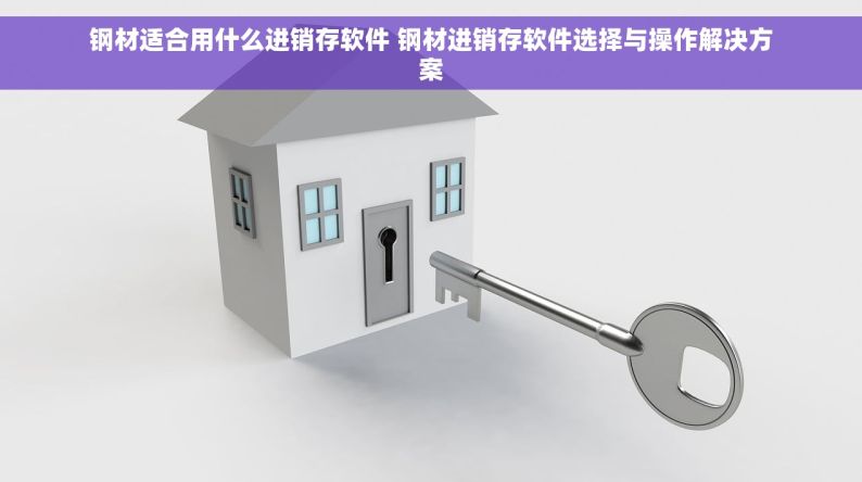 钢材适合用什么进销存软件 钢材进销存软件选择与操作解决方案