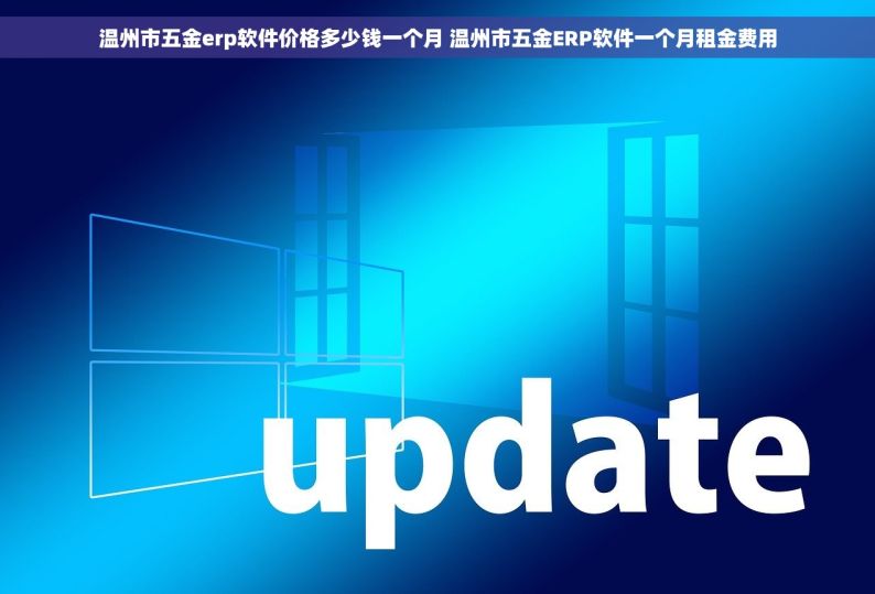 温州市五金erp软件价格多少钱一个月 温州市五金ERP软件一个月租金费用