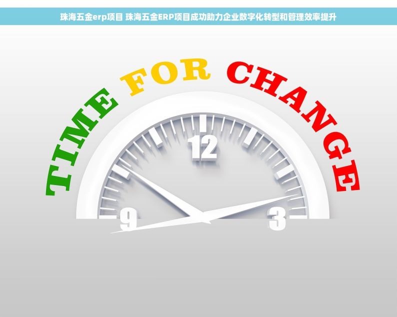 珠海五金erp项目 珠海五金ERP项目成功助力企业数字化转型和管理效率提升