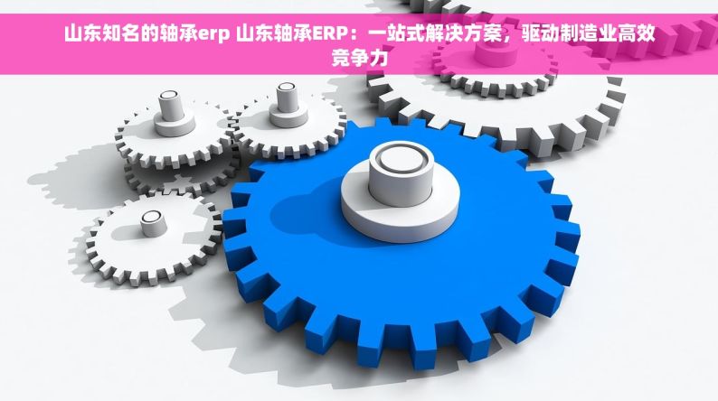 山东知名的轴承erp 山东轴承ERP：一站式解决方案，驱动制造业高效竞争力