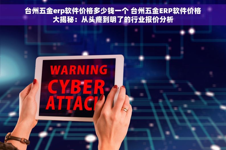 台州五金erp软件价格多少钱一个 台州五金ERP软件价格大揭秘：从头疼到明了的行业报价分析