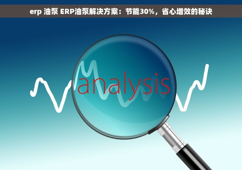 erp 油泵 ERP油泵解决方案：节能30%，省心增效的秘诀