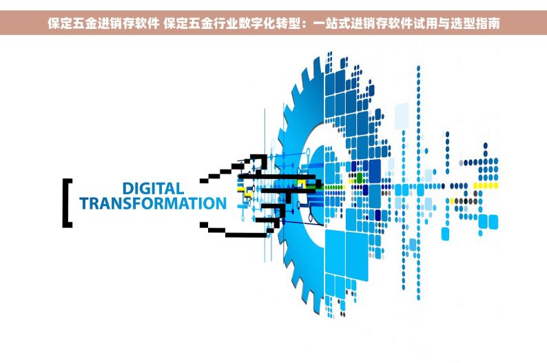 保定五金进销存软件 保定五金行业数字化转型：一站式进销存软件试用与选型指南