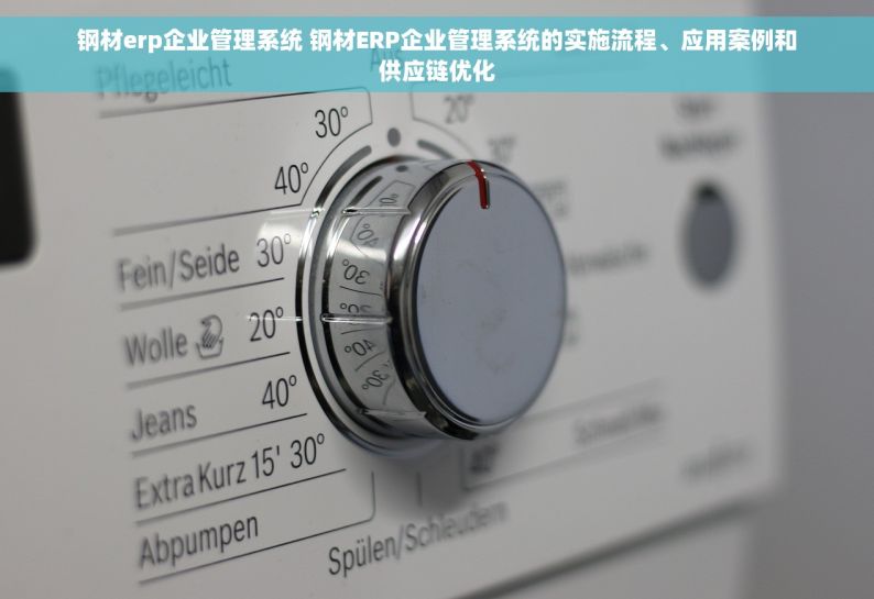钢材erp企业管理系统 钢材ERP企业管理系统的实施流程、应用案例和供应链优化