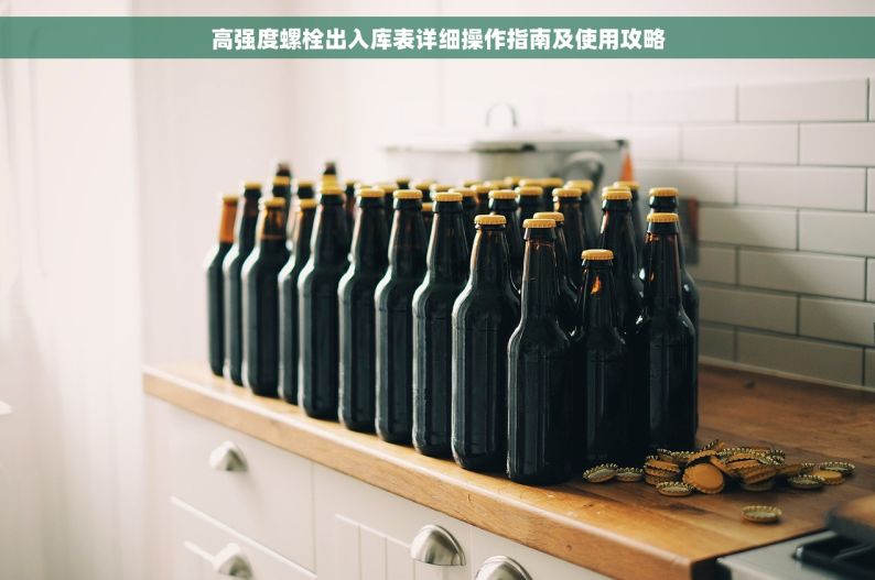 高强度螺栓出入库表详细操作指南及使用攻略