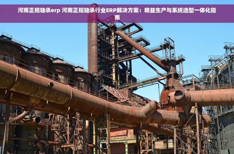 河南正规轴承erp 河南正规轴承行业ERP解决方案：精益生产与系统选型一体化指南